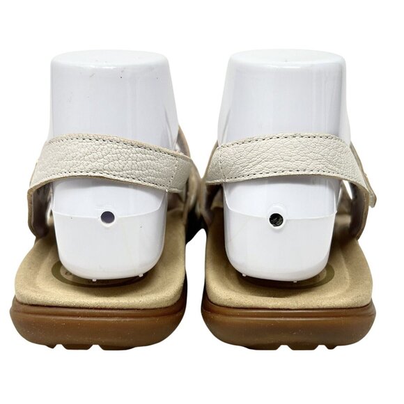 Abeo B.I.O. Womens Bobbie‎ White Beige Strappy Sandals 9N Neutral Minimalist - Picture 4 of 9